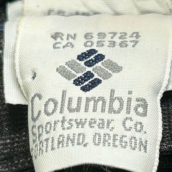 Vintage Columbia Sportswear Ear Flap Trapper Hat Men's Medium Blue Lined Winter - Picture 9 of 10